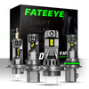FATEEYE F11 series same as halogen h4  h7 led headlight bulbs 70W 20000lumen led headlights
