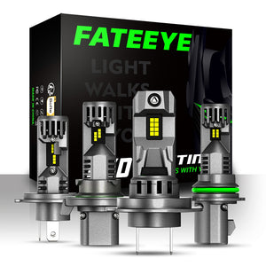 FATEEYE A700-F2-H7 LED HEADLIGHT BULBS 60W 12000LUMENS 6500K HEADLAMP