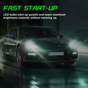 FATEEYE F13 120W 22000Lumens 6500K COOL WHITE HIGH QUALITY PROJECTOR LENS LED HEADLIGHTS BULBS