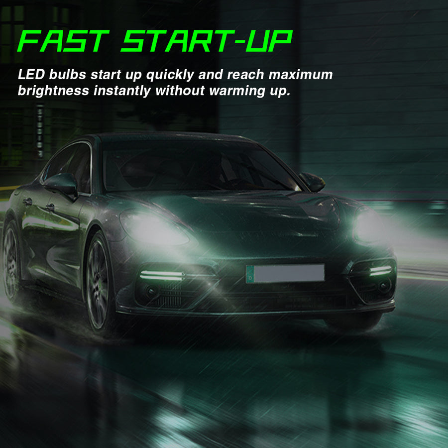 FATEEYE F13 120W 22000Lumens 6500K COOL WHITE HIGH QUALITY PROJECTOR LENS LED HEADLIGHTS BULBS