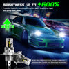 FATEEYE F5 Series Wireless | 9005 H4 H7 H11 LED Bulbs Perfect Beam 80W 22000LM 6500K White | 2 Bullbs