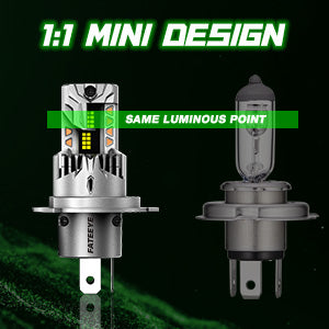 FATEEYE F5 Series Wireless | 9005 H4 H7 H11 LED Bulbs Perfect Beam 80W 22000LM 6500K White | 2 Bullbs