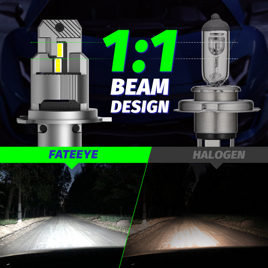 LED HEADLIGHT BULBS H4 100W