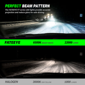  WHITE LED HEADLAMP BULBS 9007