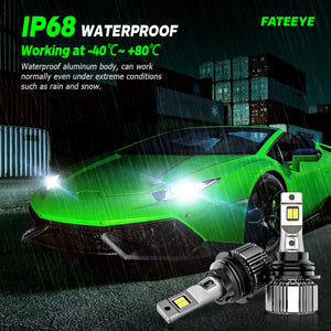  WHITE LED HEADLAMP BULBS 9007