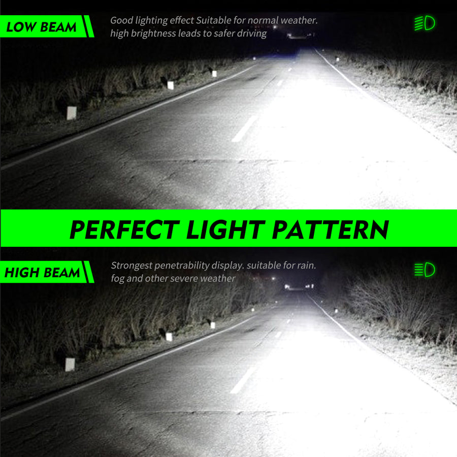 FATEEYE A700-F4-H1 LED HEADLIGHT BULBS HEADLAMP 60W 13000LUMENS 6500K CAR LED LIGHT