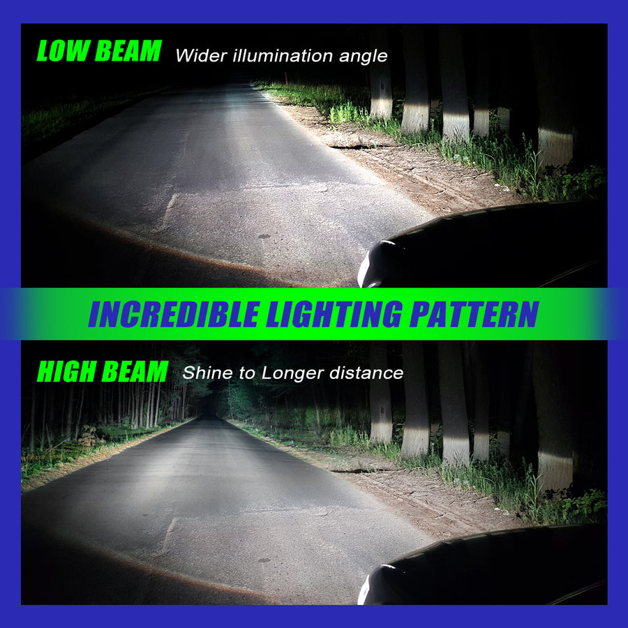 LED HEADLIGHT BULBS SUPER BRIGHT 100W 9005